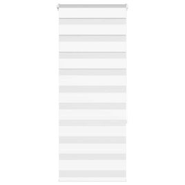 Zebra Blind White 60x150 cm Fabric Width 55.9 cm Polyester