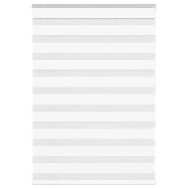 Zebra Blind White 105x150 cm Fabric Width 100.9 cm Polyester