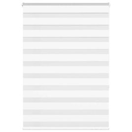 Zebra Blind White 115x150 cm Fabric Width 110.9 cm Polyester
