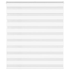 Zebra Blind White 120x150 cm Fabric Width 115.9 cm Polyester