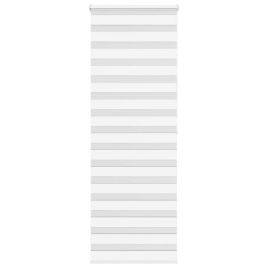 Zebra Blind White 85x200 cm Fabric Width 80.9 cm Polyester