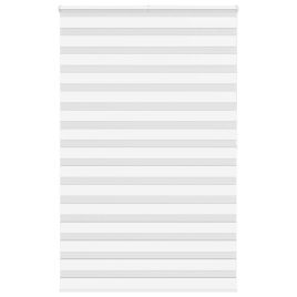 Zebra Blind White 140x200 cm Fabric Width 135.9 cm Polyester