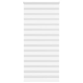Zebra Blind White 115x230 cm Fabric Width 110.9 cm Polyester