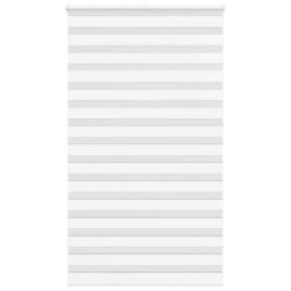 Zebra Blind White 135x230 cm Fabric Width 130.9 cm Polyester