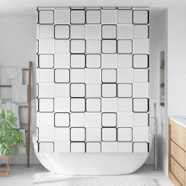 Shower Roller Blind 150x240 cm Fabric Width 146 cm