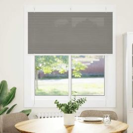 Pleated Blind Anthracite 115x100 cm Fabric Width 114.4 cm Polyester