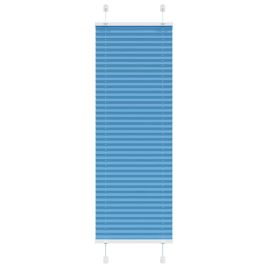 Pleated Blind Blue 40x150 cm Fabric Width 39.4 cm Polyester