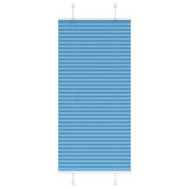 Pleated Blind Blue 65x150 cm Fabric Width 64.4 cm Polyester