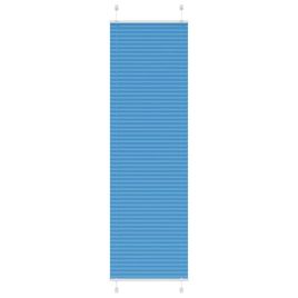 Pleated Blind Blue 60x200 cm Fabric Width 59.4 cm Polyester
