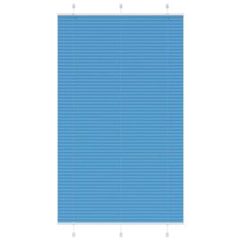 Pleated Blind Blue 120x200 cm Fabric Width 119.4 cm Polyester