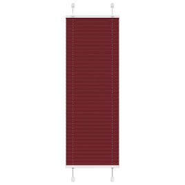 Pleated Blind Bordeaux Red 45x150 cm Fabric Width 44.4 cm Polyester