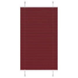 Pleated Blind Bordeaux Red 70x150 cm Fabric Width 69.4 cm Polyester