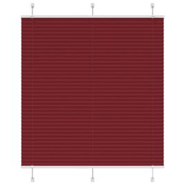 Pleated Blind Bordeaux Red 115x150 cm Fabric Width 114.4 cm Polyester