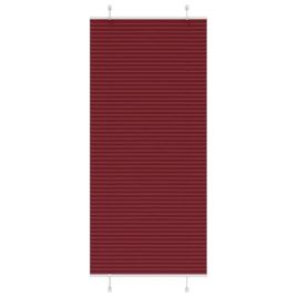 Pleated Blind Bordeaux Red 95x200 cm Fabric Width 94.4 cm Polyester