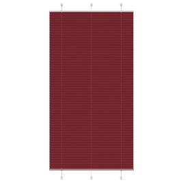 Pleated Blind Bordeaux Red 110x200 cm Fabric Width 109.4 cm Polyester