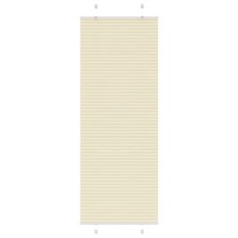 Pleated Blind Cream 75x200 cm Fabric Width 74.4 cm Polyester