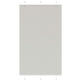 Pleated Blind Light Grey 115x200 cm Fabric Width 114.4 cm Polyester