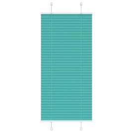 Pleated Blind Petrol Green 60x100 cm Fabric Width 59.4 cm Polyester