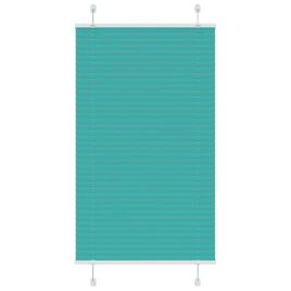 Pleated Blind Petrol Green 80x100 cm Fabric Width 79.4 cm Polyester
