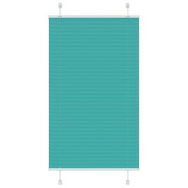 Pleated Blind Petrol Green 80x150 cm Fabric Width 79.4 cm Polyester