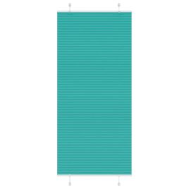 Pleated Blind Petrol Green 100x200 cm Fabric Width 99.4 cm Polyester