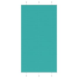 Pleated Blind Petrol Green 110x200 cm Fabric Width 109.4 cm Polyester