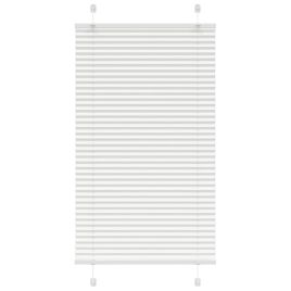 Pleated Blind White 70x100 cm Fabric Width 69.4 cm Polyester