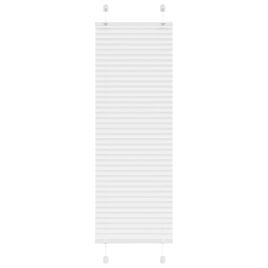 Pleated Blind White 45x150 cm Fabric Width 44.4 cm Polyester