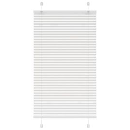 Pleated Blind White 80x150 cm Fabric Width 79.4 cm Polyester
