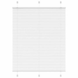 Pleated Blind White 110x150 cm Fabric Width 109.4 cm Polyester