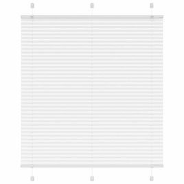 Pleated Blind White 120x150 cm Fabric Width 119.4 cm Polyester