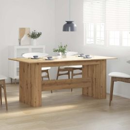 Dining Table Artisan Oak 180x90x76 cm Engineered Wood