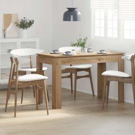 Dining Table Artisan Oak 120x60x76 cm Engineered Wood
