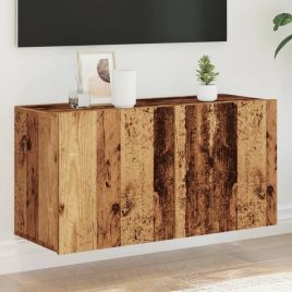 TV Cabinet Wall-mounted Old Wood 80x30x41 cm