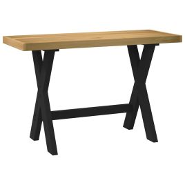 Desk NOAIN X-Shaped Legs 120x50x75 cm Solid Wood Pine