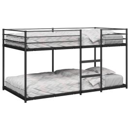 Bunkbed Black 90x200cm Steel