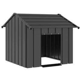 Dog House with Roof 85x107x81 cm Galvanised Steel