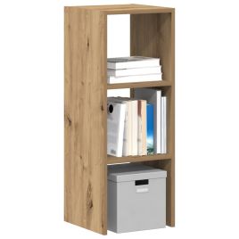 Bookcase Stackable Artisan Oak 30x30x80 cm Engineered Wood