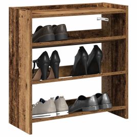 SENTINEL Small Shoe Rack Old Wood