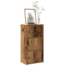 Bookcase Old Wood 40x24x77 cm Engineered Wood