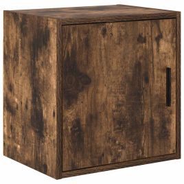 Garage Wall Cabinet Smoked Oak Engineered Wood