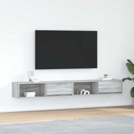 TV Cabinets 2 Pieces Grey Sonoma 100x31x25.5 cm Engineered Wood
