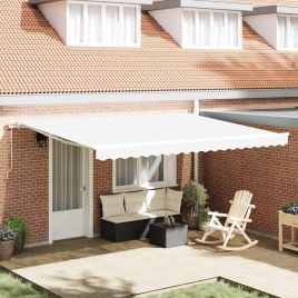Awning Replacement Fabric for 4.5x3.5 m Frame White