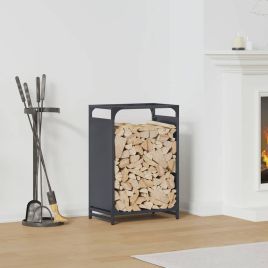 Firewood Rack Anthracite 44x28x65 cm Cold-rolled steel