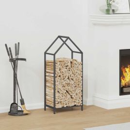 Firewood Rack Anthracite 40x25x90 cm Cold-rolled steel