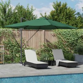 SERIDG Umbrella 352x251x265 cm Polyester and Aluminium - Green