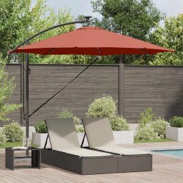 SERIDG Umbrella Terracotta 294x294x248 cm Polyester and Aluminium