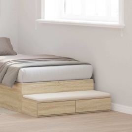 Bed Drawers Sonoma Oak 90x36.5x16.5 cm Made from Engineered Wood