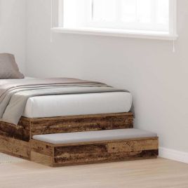 Bed Drawers - Old Wood Style, 75x36.5x16.5 cm, Made from Engineered Wood
