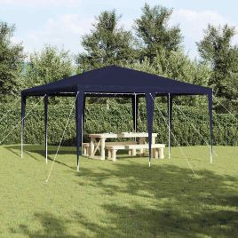 SEOWOD Party Tent 400x400x266 cm Polyethylene and Steel - Blue